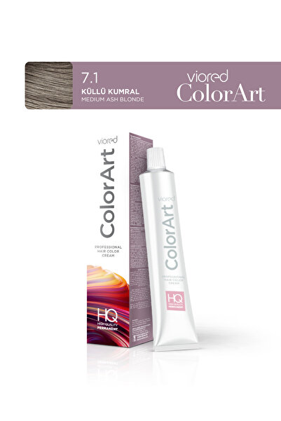 viored Colorart Tüp Boya 60 ml 7.1 Küllü Kumral