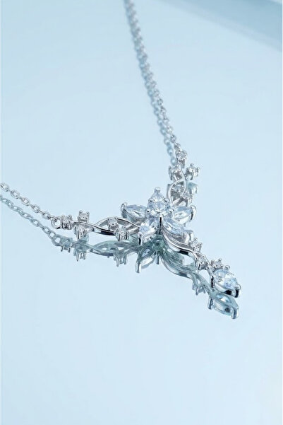 Shelby Silver Nergis Çiçeği 925 Ayar Gümüş Kolye