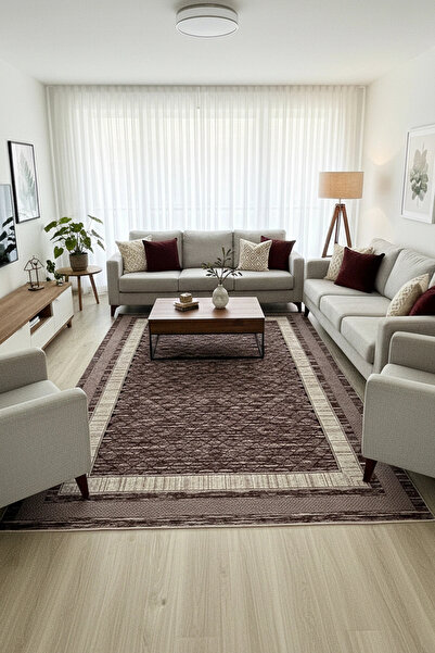 LUGMO Kilim Savan Çift Taraflı Modern Yıkanabilir Pamuklu Dokuma 1.Kalite 2x3...