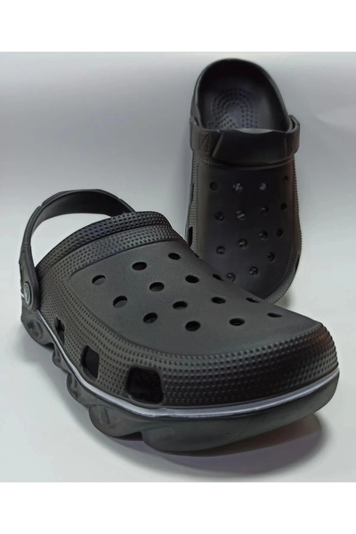 GEZER Siyah Rahat Ve Hafif Suya Dayanıklı Eva Sandalet Terlik