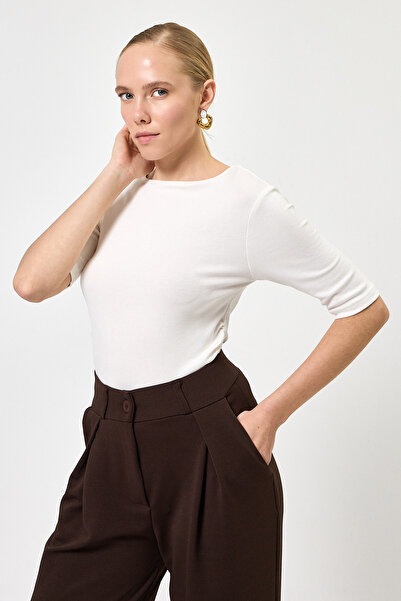 Rays 8279A Риза с къс ръкав Екру