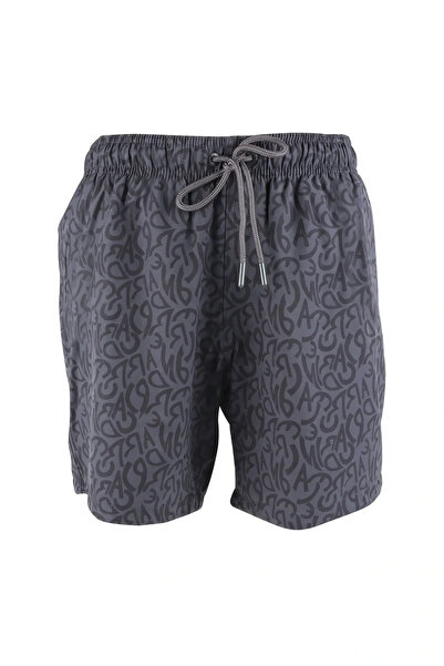 LUGMO Erkek Deniz Şortu Cepli Pamuklu Polyester Su Yitici Tahriş Etmeyen Asta...