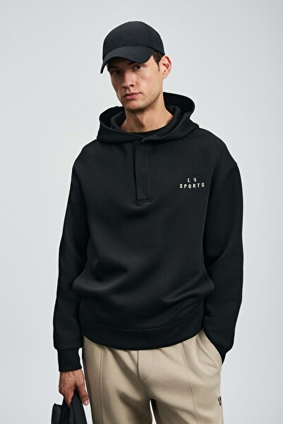 Lufian 112030180 Road Men's Sweatshirt Black
