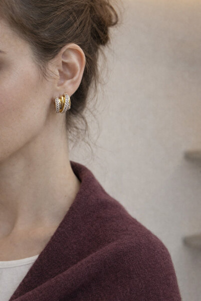 YENGEÇ Special Series Stone Detailed Earrings