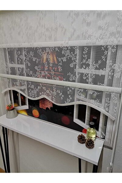 İREMKARAHOME Çift Mekanizmalı Tül Ve Stor Perde - Model 6