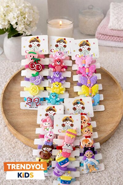 ELAS HOME Bebek Ve Çocuk Figürlü Tatlı Lastik 2 Paket