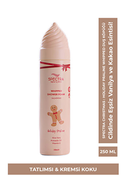 Spectra Care Spectra Christmas: Holiday Praline Whipped Duş Köpüğü 250 ML (Ta...