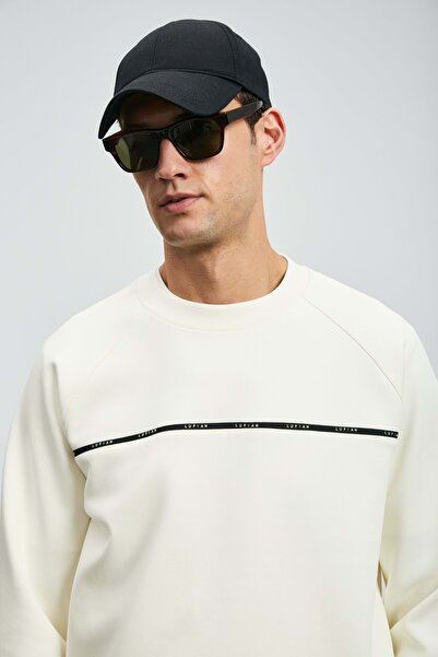 Lufian 112030181 Cosmo Men's Sweatshirt White