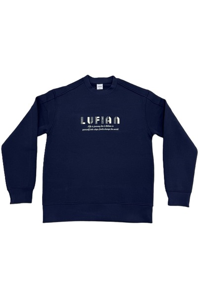 Lufian 112030178 Oracle Men's Sweatshirt Dark Blue