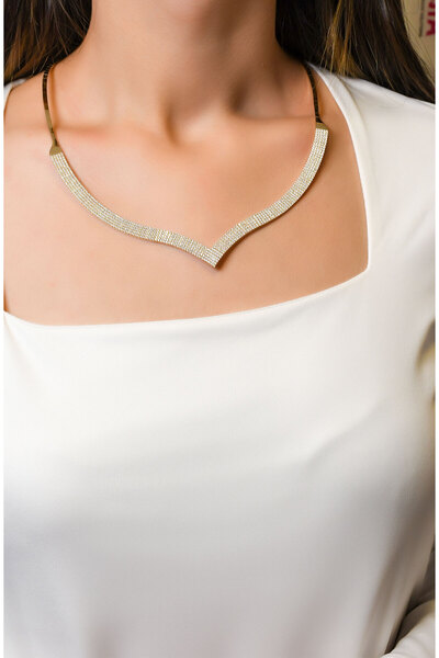 ravi pırlanta SUYOLU GERDAN 14 AYAR A066166