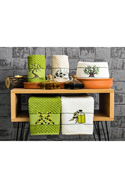 Berra Concept Prosop de bucătărie brodat 40x60 - 3 bucăți