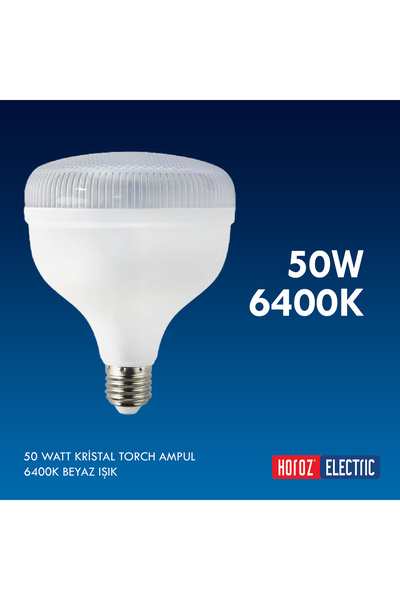 Horoz Elektrik CRYSTAL-50 50 WATT 5000 LÜMEN KRİSTAL TORCH AMPUL