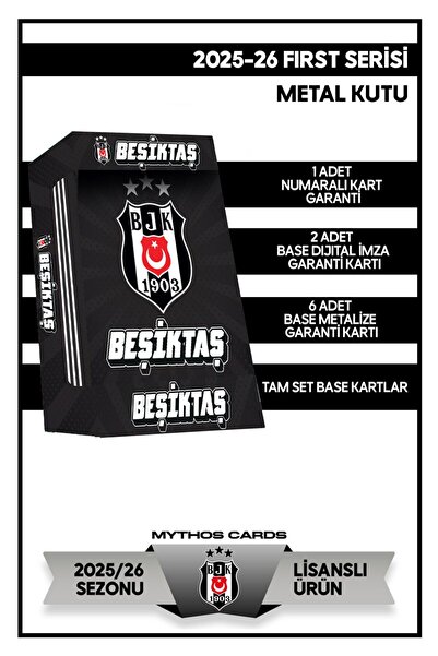 Beşiktaş 2025-26 MYTHOS FİRST - METAL KUTU