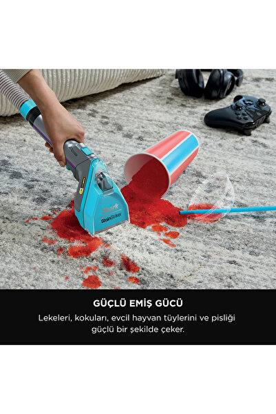 Shark StainStriker HairPro - Pet Başlıklı, Koltuk Yıkama ve Leke Çıkarma Makinesi