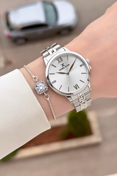 Daniel Klein Gri Renk Ayarlanabilir Kordonlu 35 mm Kadın Kol Saati ve Hediye ...