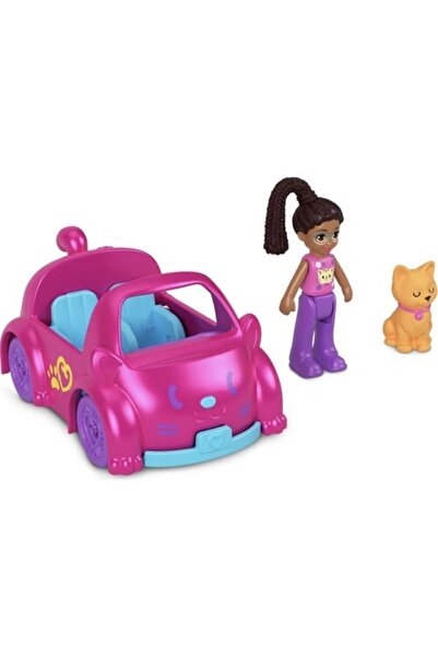 mattel Polly Pocket'ın Muhteşem Araçları Kedi Hkv55 Hmj80 Lisanslı Ürün