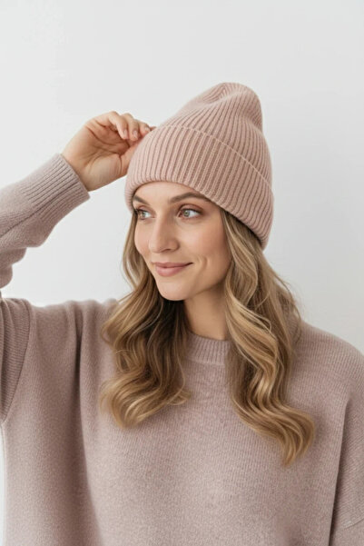OWERALL قبعة بيني فاخرة للجنسين - قبعة شتوية محبوكة ناعمة من الكشمير