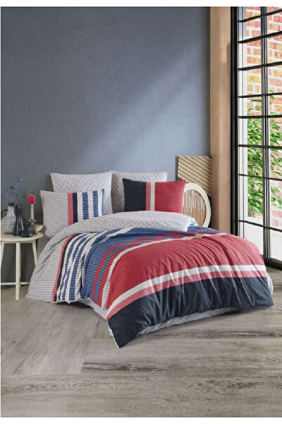 ALAMODE Σετ Παπλωματοθήκης Παπλωματοθήκης Διπλού Παπλωματοθήκης με Καπιτονέ 4 Εποχών Ranforce -Frank