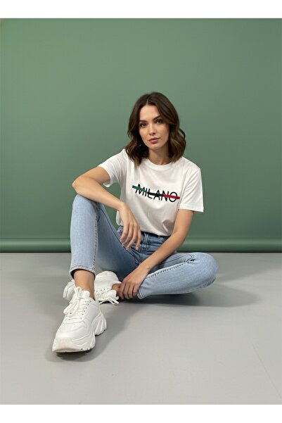 ES Collection nakış baskı unısex t-shirt