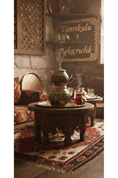 Tanrıkulu Bakırcılık مجموعة إبريق الشاي ديدار
