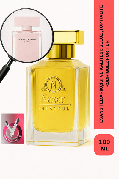 Nazen İstanbul Rodriguez For Her | Vişne -Frezya - Vanilya - Misk | Etkileyici ve Gizemli Kadın Extrait Parfüm