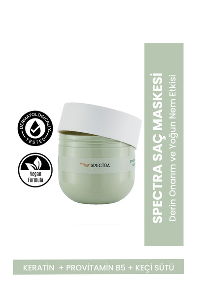 Spectra Care Besleyici ve Onarıcı Keçi Sütlü Saç Maskesi (Keratin + Keçi Sütü...