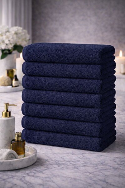 Elaganya Navy Blue Sports Towel Stain Resistant Hairdresser Barber Hotel Towe...