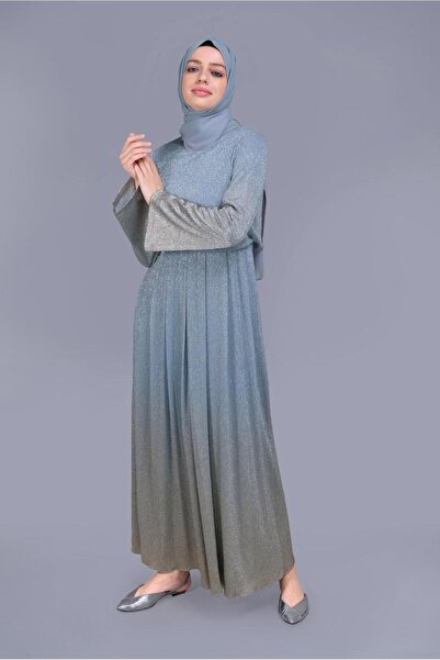 Alvina 40831 Φόρεμα με εμπριμέ ασημί μοντέλο