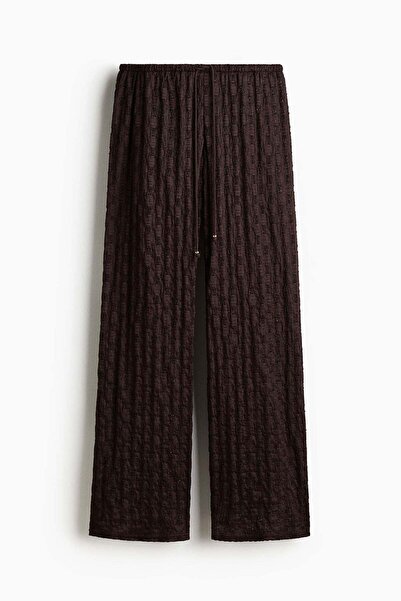 H&M Lace-look drawstring trousers