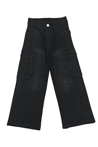 BAŞAK ÇOCUK GİYİM 432033 KIZ KOT PANTOLON 13/16 YAŞ - SİYAH - 13-14 YAŞ