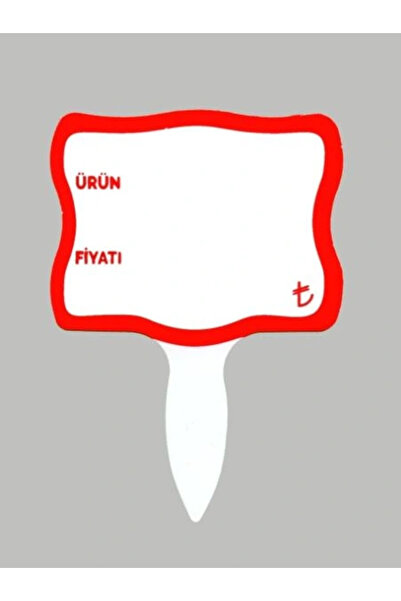 MT Silinebilir Tatlıcı Baharat Kuruyemişci Mini Fiyat Etiketi 20 li Pk