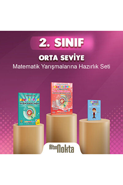 Altın Nokta Basım Yayın 2. SINIF BİLSEM - KANGURU - OLİMPİYAT SETİ ORTA