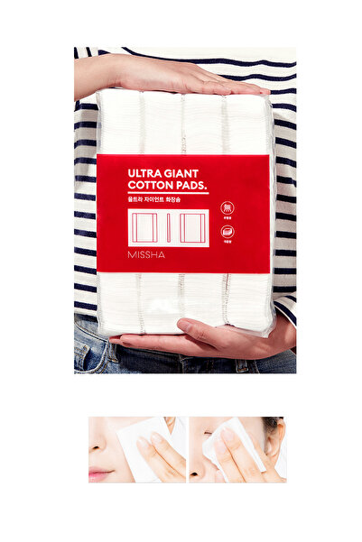 Missha Makyaj Temizleme Pamuğu 400 Adet Ultra Giant Cotton Pads