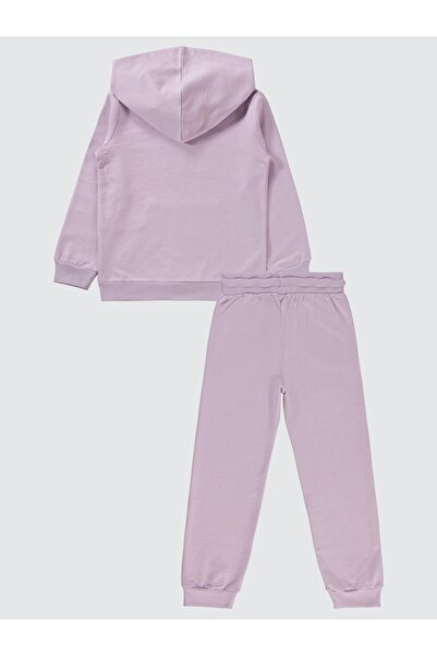 Civil Girls 10-13 Years Old Girl's Tracksuit Set - Lilac