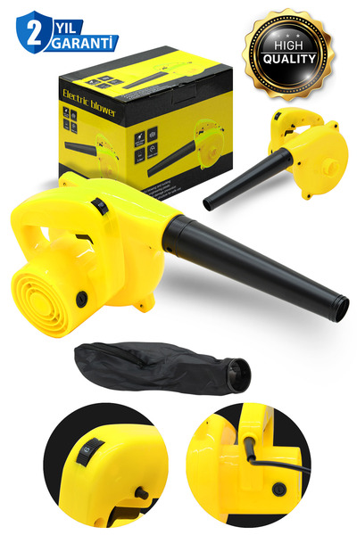 MOONSHOP Germany Power Seri 4500Vatt Hava Üfleyici Ve Toz Toplayıcı Üfleme...