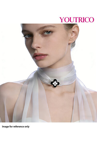 Youtrico مشبك وشاح حريري فاخر - إكسسوار أنيق وراقي للنساء