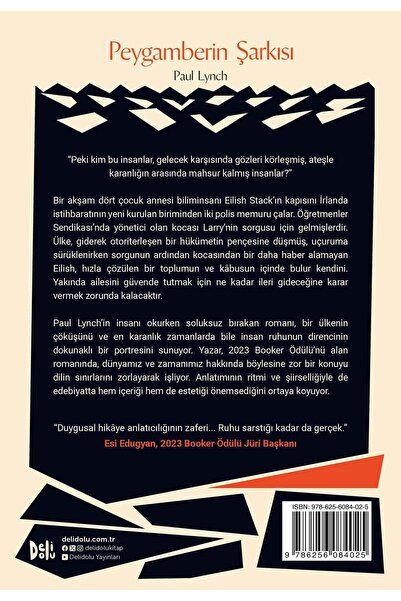 Delidolu Yayınları PEYGAMBERİN ŞARKISI  - Paul Lynch