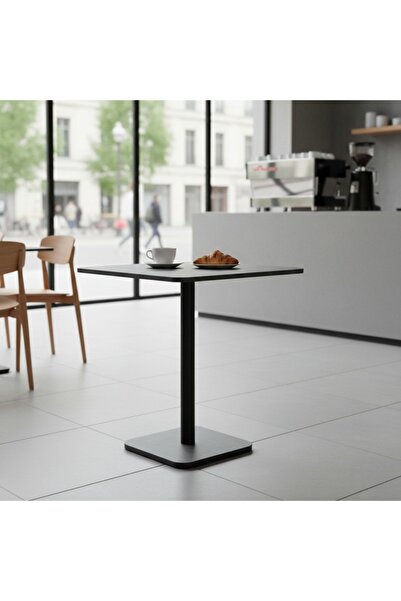 DEC4 Melamine wood cafe table in multiple colors