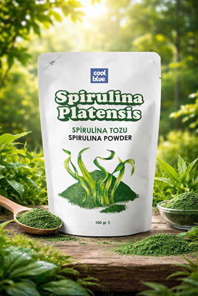 cool blue Naturel Spirulina Tozu 100gr