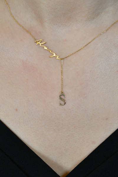 güneyler altın HARF KOLYE 14 AYAR A052274