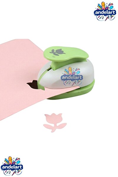 andelart Eva Delgeç Şekilli Büyük -1.5" 3,5 Cm Lale