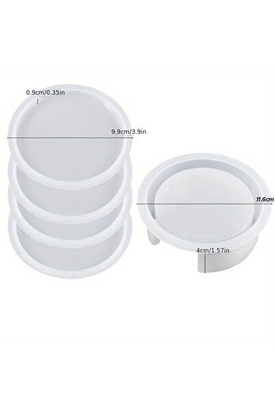 Choice B Coaster Resin Molds Silicone, Coaster Molds with Round Square Octagon Shape Holder Molds, Coaster.