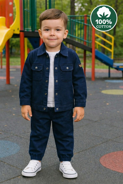 TORYUM TEKSTİL 3LÜ ÇOCUK TAKIM 3İPLİK PAMUKLU KALIN KUMAŞ A+++ KALİTELİ