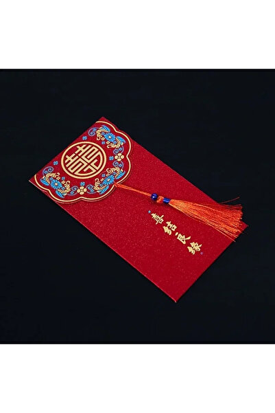 Choice 3pcs C 3Pcs/set Traditional Chinese Wedding Red Envelope with Tassel Lucky Money Packets Blessing Re