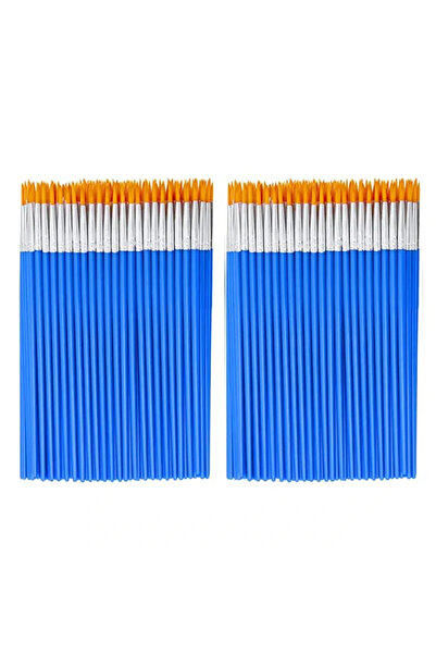 Choice Round 100pcs 100pcs Paint Brushes Set for Kids Acrylic with Flat Round...