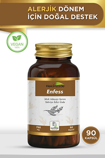 Hekimzade ENFESS 90 Kapsül 700 mg – Bitkisel İçerikli Bağışıklık Destek Formülü