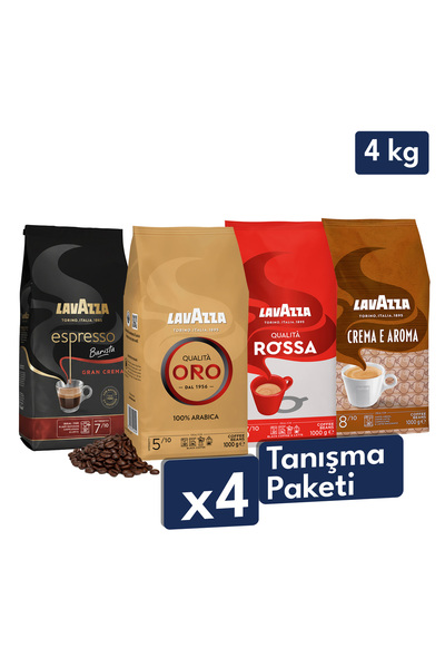 LavAzza Qualità Oro + Qualità Rossa + Crema E Aramo + Espresso Barista Gran C...