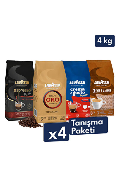 LavAzza Qualità Oro + Crema e Gusto Classico + Crema E Aramo + Espresso Baris...