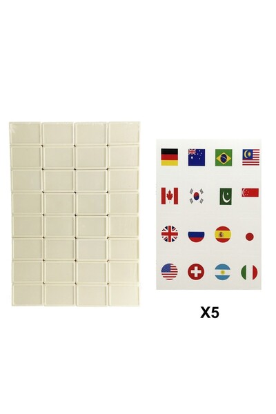 Choice A 65 Blocks Tiktok Seaside Escape Mahjong Tile Game with Pattern of Fl...