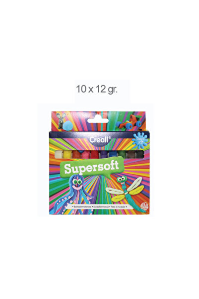 Sanat Marketi CREAL SUPERSOFT KURUMAYAN OYUN HAMURU 10'LU